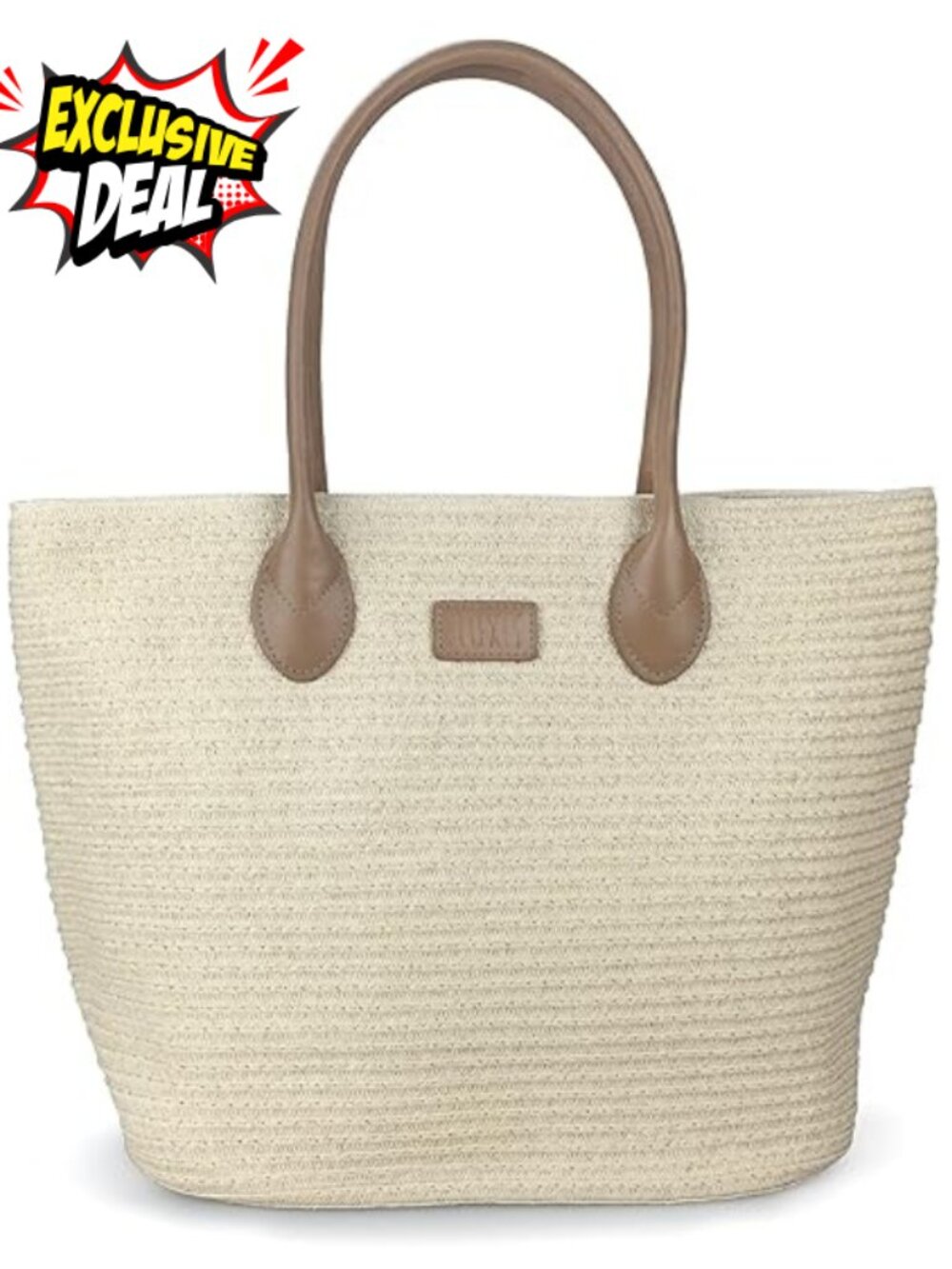 Straw Rattan Woven Tote Shoulder Bag Summer Beach Travel Holiday Essentials